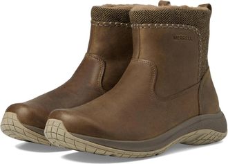 Merrell Merrell Encore IceMid Zip J005998Z Women Otter Fleece Lined Snow Boot MEW1355