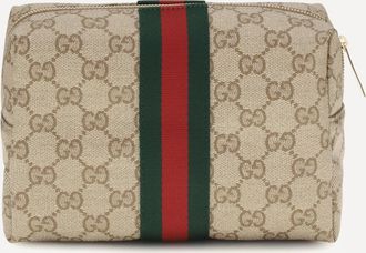Gucci Beauty Case medio con nastro Web Woman UNI