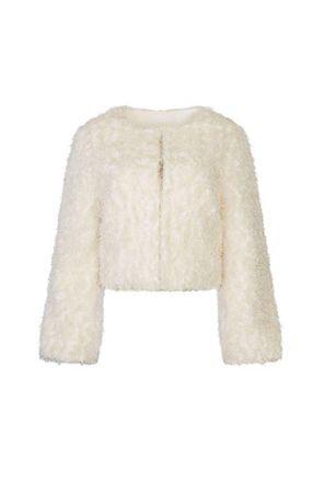 Anne Fontaine Flore Jackets in Moon White at Nordstrom, Size 44 Eu