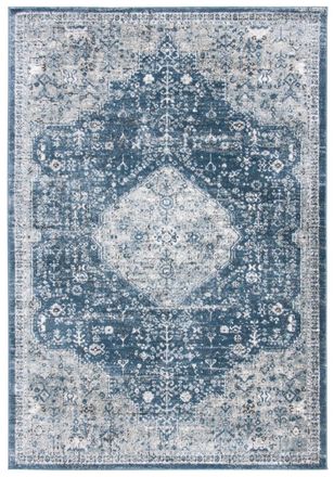 Safavieh Alfombra azul marino/beige 122 x 183 cm
