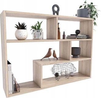 OEM Estante Colgante Fino Roble Sonoma Para Libros Y Fotos