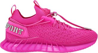 Plein Sport Schoenen, unisex, Roze, 41 EU, Polyester, Runner Sneaker