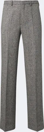 Dries Van Noten Pantaloni regular in lana a quadri