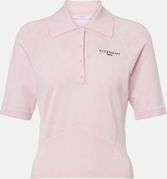 Givenchy Polo in cotone e seta