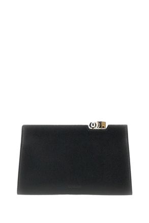 Jacquemus Black Le Salon Pochette Clutch Bag