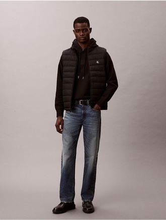 Calvin Klein Jeans Calvin Klein Mens Ripstop Packable Puffer Vest - Black - 2XL