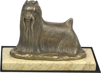 OEM Yorkshire Terrier, York, York, Yorkie - Estatuilla De Perro, Figura De Silueta De Perro, Trofeo Para Una Exposici&oacute;n Canina De La Marca Art-dog