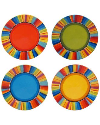 Certified International Set Of 4 Sierra Dinner Plates
