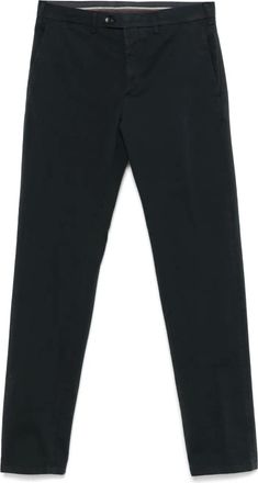 Canali Chino in cotone elasticizzato - Blu