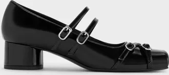 Charles & Keith Janis Double-Strap Mary Jane Pumps