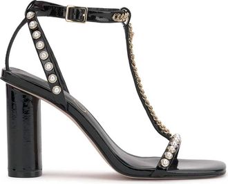 Jessica Simpson Womens Siven Heeled Sandal In Black