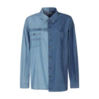 E.L.V. Denim E.l.v. Denim, Dames, Blouses & Shirts, Blauw, Maat: ONE Size Denim