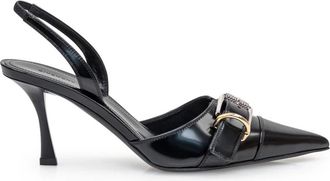 Givenchy Voyou Slingbacks - Dames - Pumps - Zwart - 36 EU - Leer - Schoenen