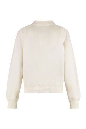 Isabel Marant Womens Moby Sweatshirt Cotton With Logo White Sweatshirts Sweater