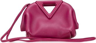 Bottega Veneta Pre-owned Handle Leather Handbag - Dames - Vintage Handtas - Roze - ONE Size - Leer - Vintage