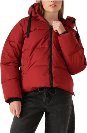 Moss Copenhagen Mschpavinaria Kort Jasje - Dames - Winterjassen - Rood - S/M - Polyester - Jassen