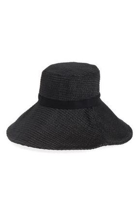 Nordstrom Rack Packable Wide Brim Floppy Sun Hat in Black at Nordstrom Rack