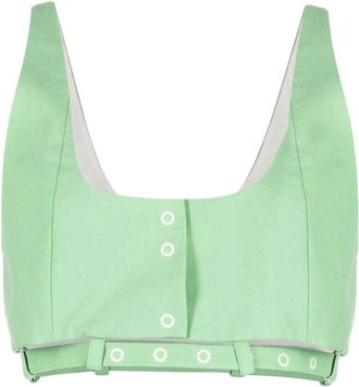 Ganni Crop Top-Donna