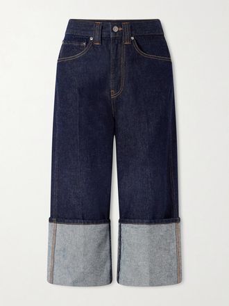 Khaite Jeans Cropped A Vita Bassa Boyle - Blu