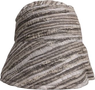 Dolce & Gabbana Mens Multicolor Stripes Cotton Bucket Cap Accessory