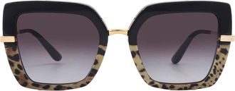 Dolce & Gabbana Grey Gradient Butterfly Ladies Sunglasses DG4373F 32448G 52