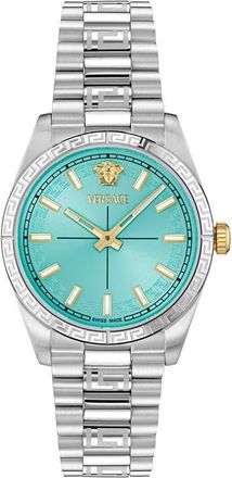 Versace Greca Millenyium Bracelet Watch, 32mm in Stainless Steel at Nordstrom