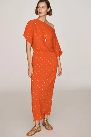 Never Fully Dressed Tilly Off-Shoulder Maxi Dress