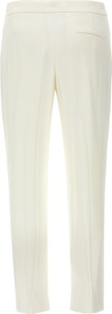 Alexander McQueen Womens White Viscose Casual Pants
