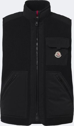 Moncler Lenevra wool-blend down vest
