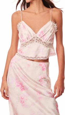 LoveShackFancy Spritely Cami Top In Vanilla Sorbet