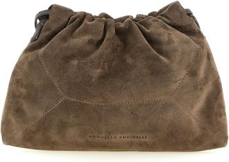 Brunello Cucinelli Brown BC Duo Mini Bucket Bag