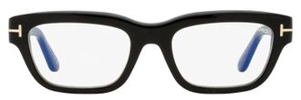 Tom Ford TF6045-B Blue Block Rectangular Eyeglasses - Black