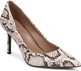 Naturalizer Anna Pointed Toe Pump in Beige Multi at Nordstrom, Size 9.5