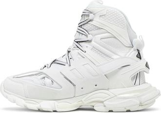 Balenciaga Schoenen, Heren, Wit, 42 EU, Nylon, Track Hike High-Top Sneakers