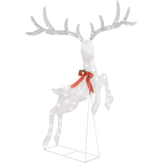 vidaXL Reno decorativo de Navidad blanco 120 LEDs blanco frío Vidaxl