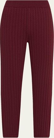SIMKHAI Tillie Cashmere-Cotton Travel Pants