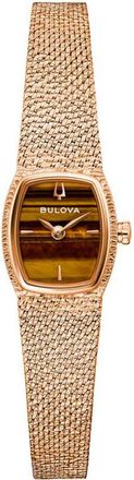 Bulova Goddess Of Time Womens Rose Gold Watch 97L185 Stainless Steel - One Size