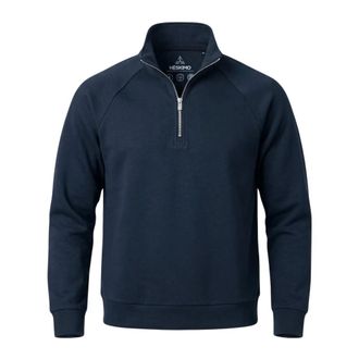 H&egrave;SKIMO L/P ZIP Interlock - Heren - Sweatshirts & Hoodies - Blauw - Maat: M Zijde