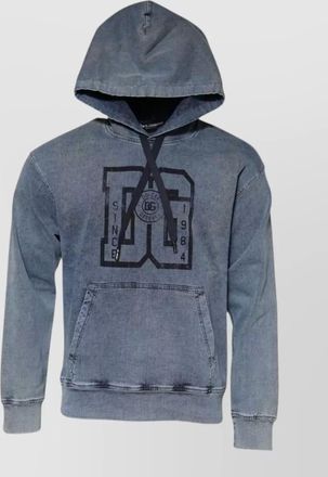 Dolce & Gabbana graphic print relaxed-fit hooded sweatshirt