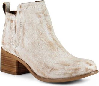 Diba WIN DOE Vintage leather bootie in White at Nordstrom, Size 6.5