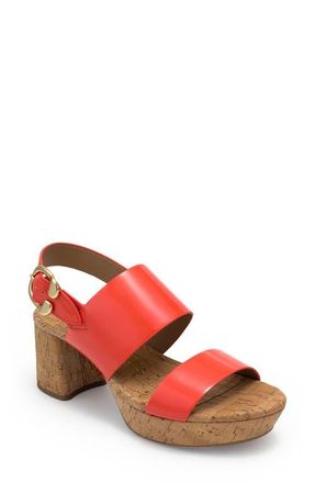 Aerosoles Camera Platform Sandal in Orange at Nordstrom, Size 9.5