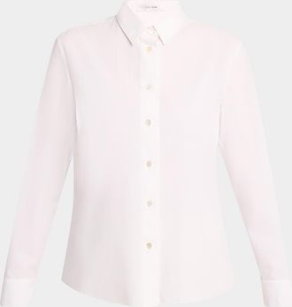 The Row Sadie Cotton Poplin Button-Down Shirt