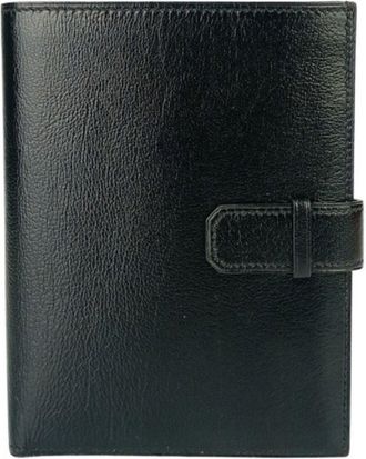 Hermès Black Leather Wallet (Bi-Fold) (Pre-Owned)