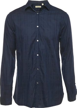 Burberry Camicia in cotone a quadri - Blu