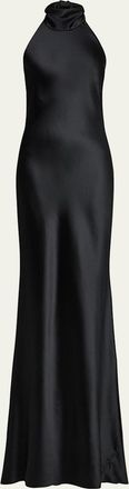 Ralph Lauren Collection Chilton Stretch Satin Gown