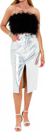 BuddyLove Mariana Skirt In Silver