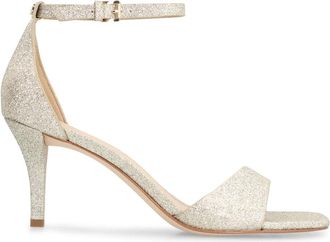 Michael Kors Jaida Pomp Sandalen - Dames - Sandalen met hakken - Geel - 39 EU - Leer - Schoenen