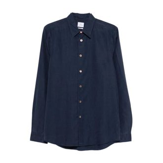 Paul Smith Regular Fit Shirt - Heren - Casual Overhemden - Blauw - XL - Overhemden