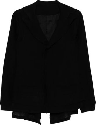 Limi Feu Wollen gelaagde blazer - Zwart