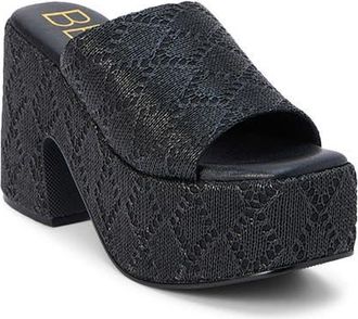 Matisse Footwear Como Platform Sandal in Ebony at Nordstrom, Size 10